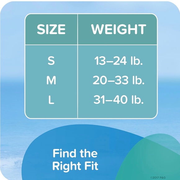 NIP 2 Pkg Pampers Splashers Swim Diapers - Large (31-40lbs) - Picture 4 of 4